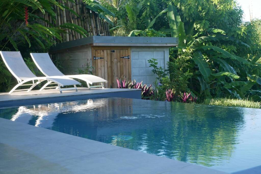 Villa Kumquat Avec Piscine Et Vue Sur Les Montagnes Petit-Bourg Kültér fotó